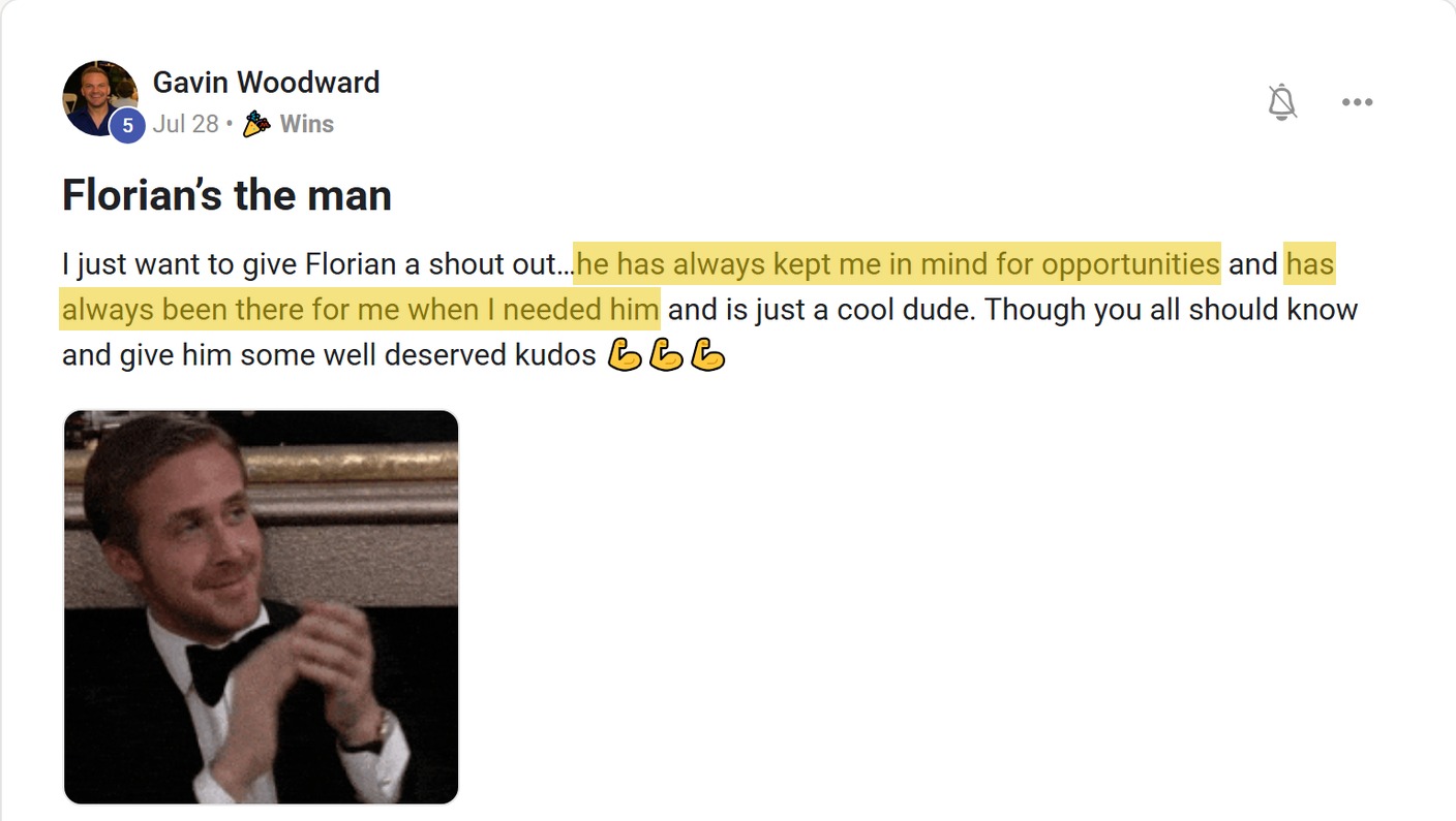 Skool post by Gavin Woodward: "Florian’s the man" - Florian’s the man I just want to give Florian a shout out…he…